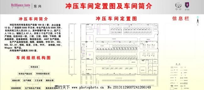 精密有序，高效生產——沖壓車間定置圖及車間簡介圖片展示